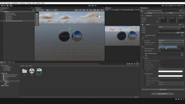 How to add HDRI sky / SKYBOX in unity HDRP ?