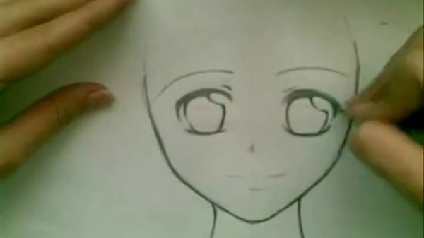 как рисовать анимешку