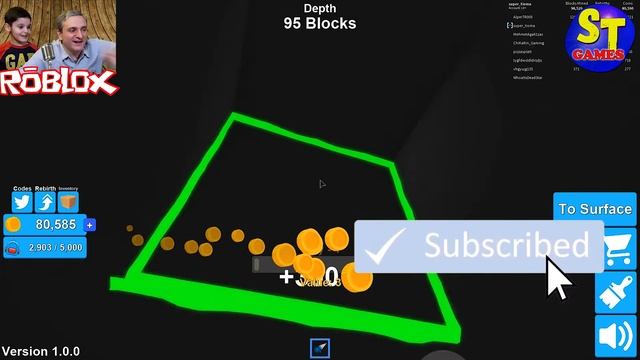 Роблокс СИМУЛЯТОР КОПАТЕЛЯ. Что можно найти в шахте? | ROBLOX по русски. смотреть онлайн