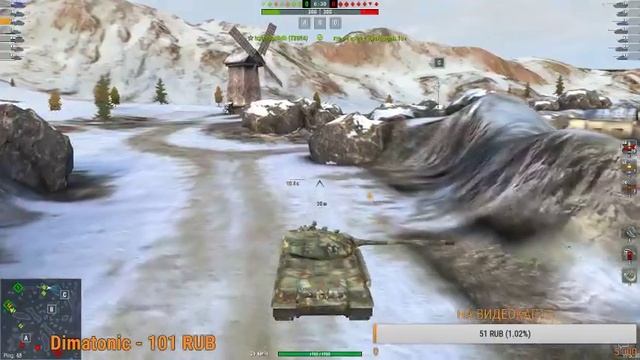 World of Tanks Blitz | Последние бои на ис-8 | Вкачал ИС-7 !!! смотреть онлайн