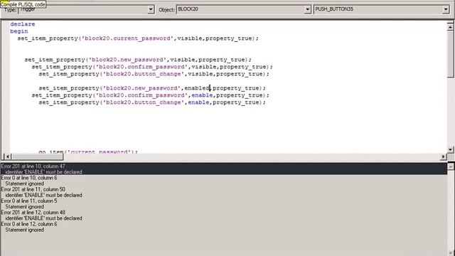 17-Change User Password in oracle forms смотреть онлайн