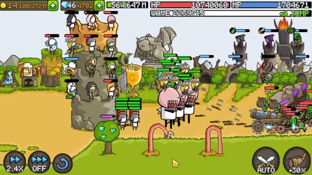 Grow Castle 2 239 115  Waves REBUILD To Phys + Giants. IC Try