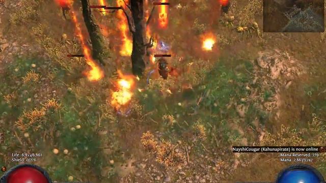 [2.0]self-cast firestorm - 79 Village Ruin Map, -max resist смотреть онлайн