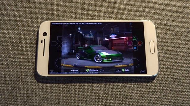 HTC 10 - Need for Speed Underground 2 - DamonPS2 v1.3.3 - Test смотреть онлайн