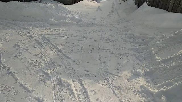 Борьба со снегом // дачная жизнь зимой //