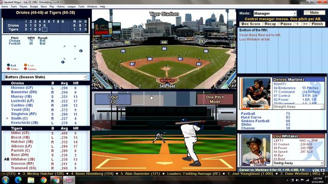 Game 99 - 1982 Detroit Tigers Season Replay v Baltimore Orioles @ Tiger Stadium смотреть онлайн