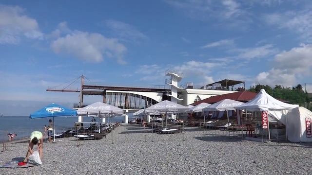 Самая середина лета! Погода в Лазаревском 15 июля 2015, t +23°C, вода t +25°C. SOCHI RUSSIA смотреть онлайн