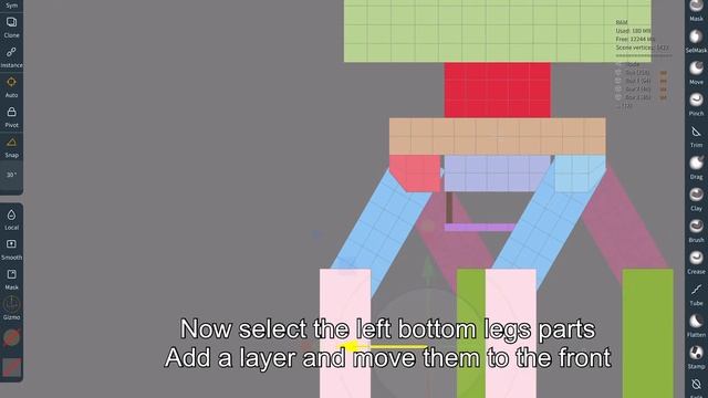 Robot walking animation - nomad sculpt смотреть онлайн