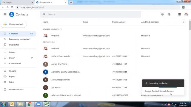 How to import all contacts from excel to whatsapp, Import contacts from excel to mobile смотреть онлайн