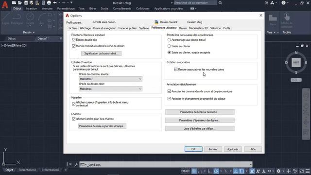 Paramétrer Les préférences utilisateurs sous AutoCAD 2021 - Tuto Video смотреть онлайн