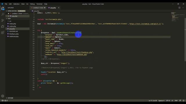 instamojo payment gateway integration in PHP | Tamil | Programwithkumar смотреть онлайн