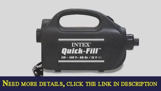 Details Intex Quick-Fill High PSI Indoor Outdoor Electric Pump, 110-120 Volt,  Best