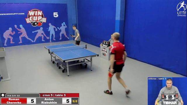 00:55 Черевко Роман 2-3 Рябухин Антон cтол 5 ЮГ-5 03.04.22 смотреть онлайн