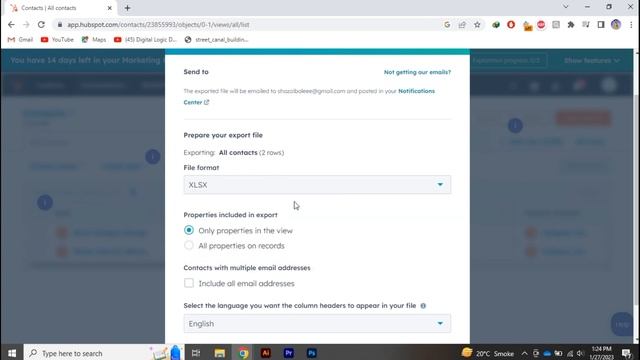How To Export All Contacts From Hubspot To Excel - EASY TUTORIAL смотреть онлайн