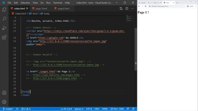 Chemins relatifs / Absolus en développement web. смотреть онлайн