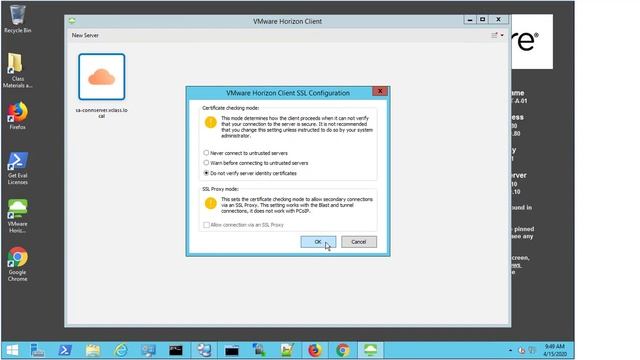 KB 78372 SSL error when connecting to Horizon connection server смотреть онлайн