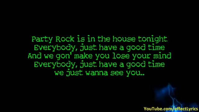 LMFAO Ft Lauren Bennett   Party Rock Anthem Lyrics Mp4