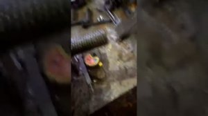 Червячный редуктор М2Ч - 80. Извлечение шлицевого вала.