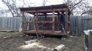 строим вольер для немецкой овчарки 2х4   2часть