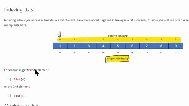 Python Lists - Indexing and Merging | Just enough Python смотреть онлайн