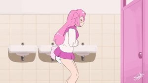 Chica furry ABDL ensucia su pañal