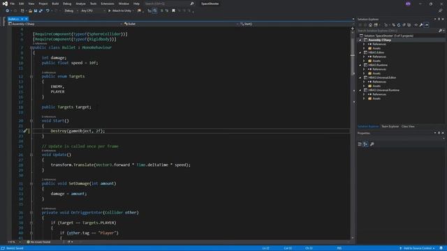 How to fix errors in Unity: Semicolon ; Expected CS1002 смотреть онлайн