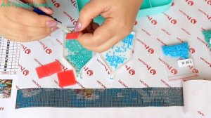 Алмазная вышивка (мозаика)/Новый процесс,обзор,первые продвижения и  впечатления/#Алиэкспресс