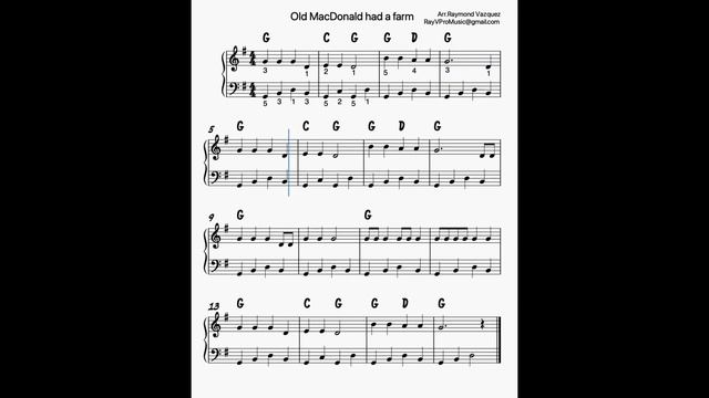 13.Old McDonald with the Metronome(Tempo)arrangement by Raymond Vazquez(RayVProMusic) смотреть онлайн