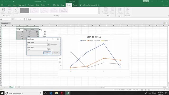How to Make a Line Graph in Excel 2019 | How to Create a Line Graph in Excel 2019 смотреть онлайн