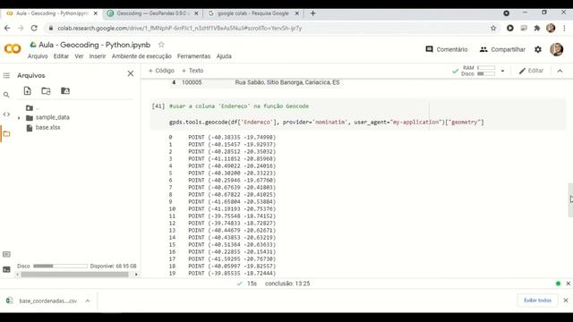 PowerBI - Como converter endereço em coordenadas - Python Geocoding GeoPandas смотреть онлайн