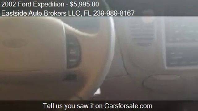 2002 Ford Expedition for sale in Fort Myers, FL 33901 at the смотреть онлайн
