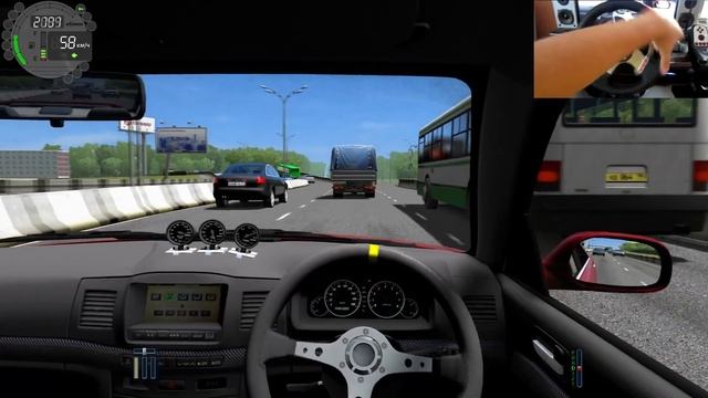 City Car Driving - едем на сходку JDM на Toyota Mark 2 100 смотреть онлайн