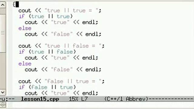 Урок 15. C++ Булевая логика смотреть онлайн
