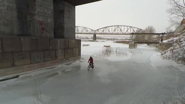 Зимние этюды.Семей о.Полковничий.ВелоКаток. смотреть онлайн