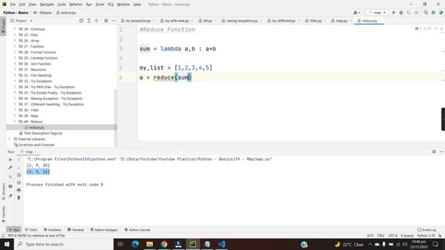 40 - Reduce Function | Python Full Course For Beginners смотреть онлайн