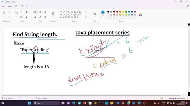 Find string length in java 2023 || Expert coding смотреть онлайн