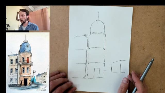 Скетчинг. Рыбинск, эфир 1