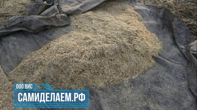 Измельчитель сена и соломы ИЗС 200С. Соломорезка. Сенодробилка. смотреть онлайн