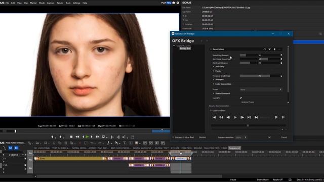 FACE RETOUCH IN EDIUS TUTORIAL IN HINDI смотреть онлайн