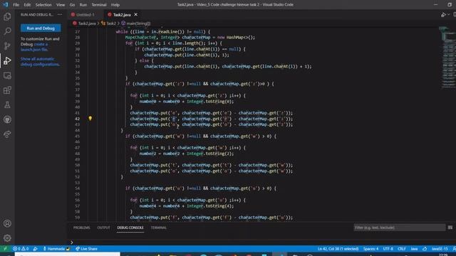 Jumbled string to numbers interview task in java смотреть онлайн