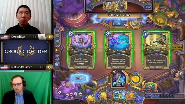 DreadEye vs NoHandsGamer | 2021 Hearthstone Grandmasters Americas | Decider | Season 1 | Week 2 смотреть онлайн
