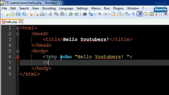 PHP: Hypertext Preprocessor -Tutorial no 4 The ECHO Statement смотреть онлайн