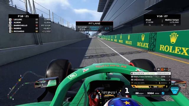 F1 2020 - MY TEAM - GP DA ITÁLIA 50% - PRESSÃO NA FERRARI - EP 231 смотреть онлайн