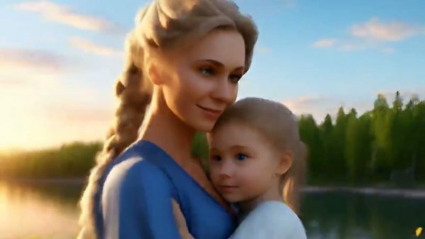 За тихой рекою... Сергей Трофимов #Russian_folk_song #neural_networks