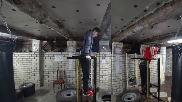 Отжимания на брусьях с максимальным весом Как сделать больше Секреты стритлифтинга #2 смотреть онлайн