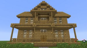 Майнкрафт - Как построить деревянный дом. Minecraft