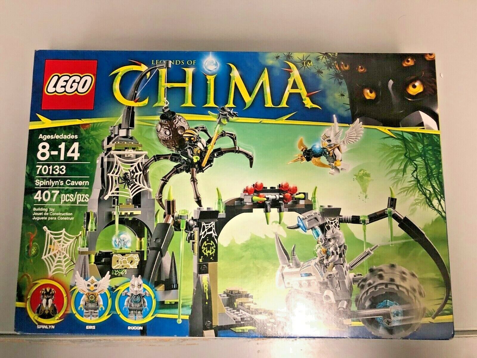 Lego Chima 70133 Пещера Спинлина - Скоростная сборка Lego
