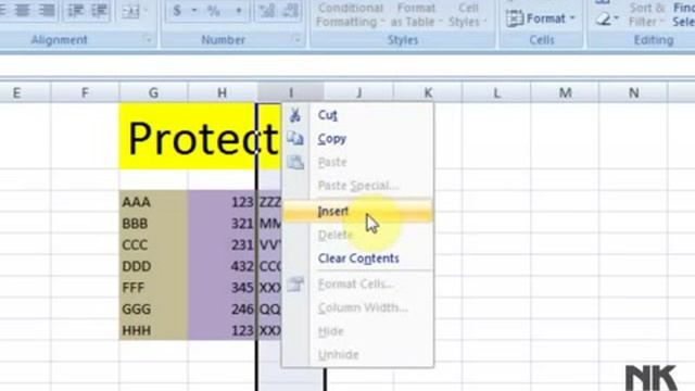 Lesson 26 The Protection Microsoft Office Excel 2007 2010 free Educational video Training Tutorials смотреть онлайн