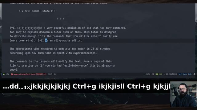 Moving in Doom Emacs for Beginners (vim, evil-mode) смотреть онлайн