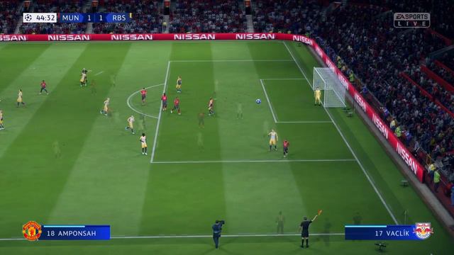 FIFA 19: Manchester United vs RB Salzburg (Champions League) смотреть онлайн